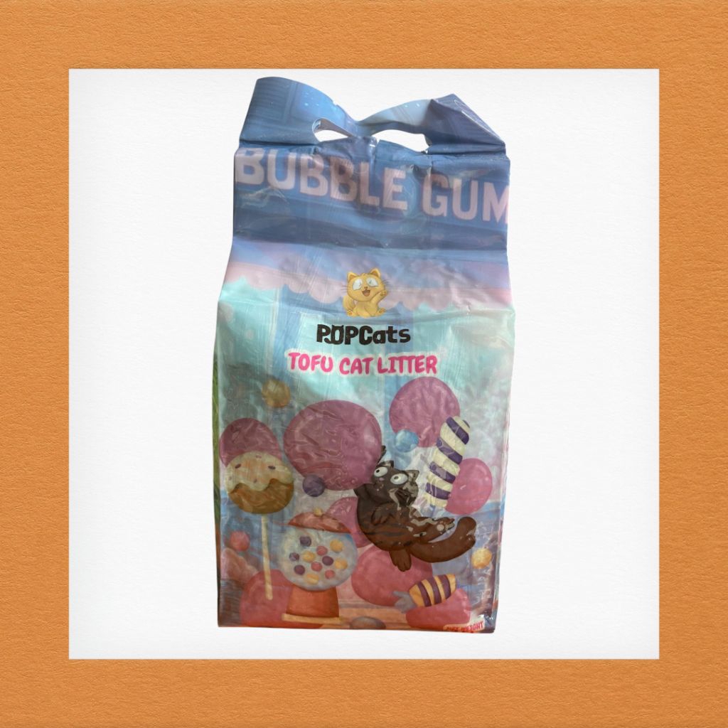 ทรายเต้าหู้ Popcat 3.5 ครอก bubblegum