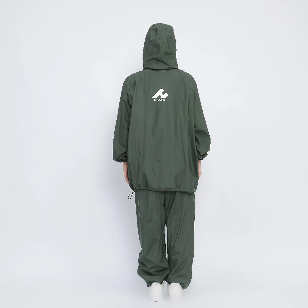 Hijasku เสื้อกันฝนชุดจิงโจ้หนา PVC ผู้ชายผู้หญิงชุดจัมโบ้ thumbnail 10