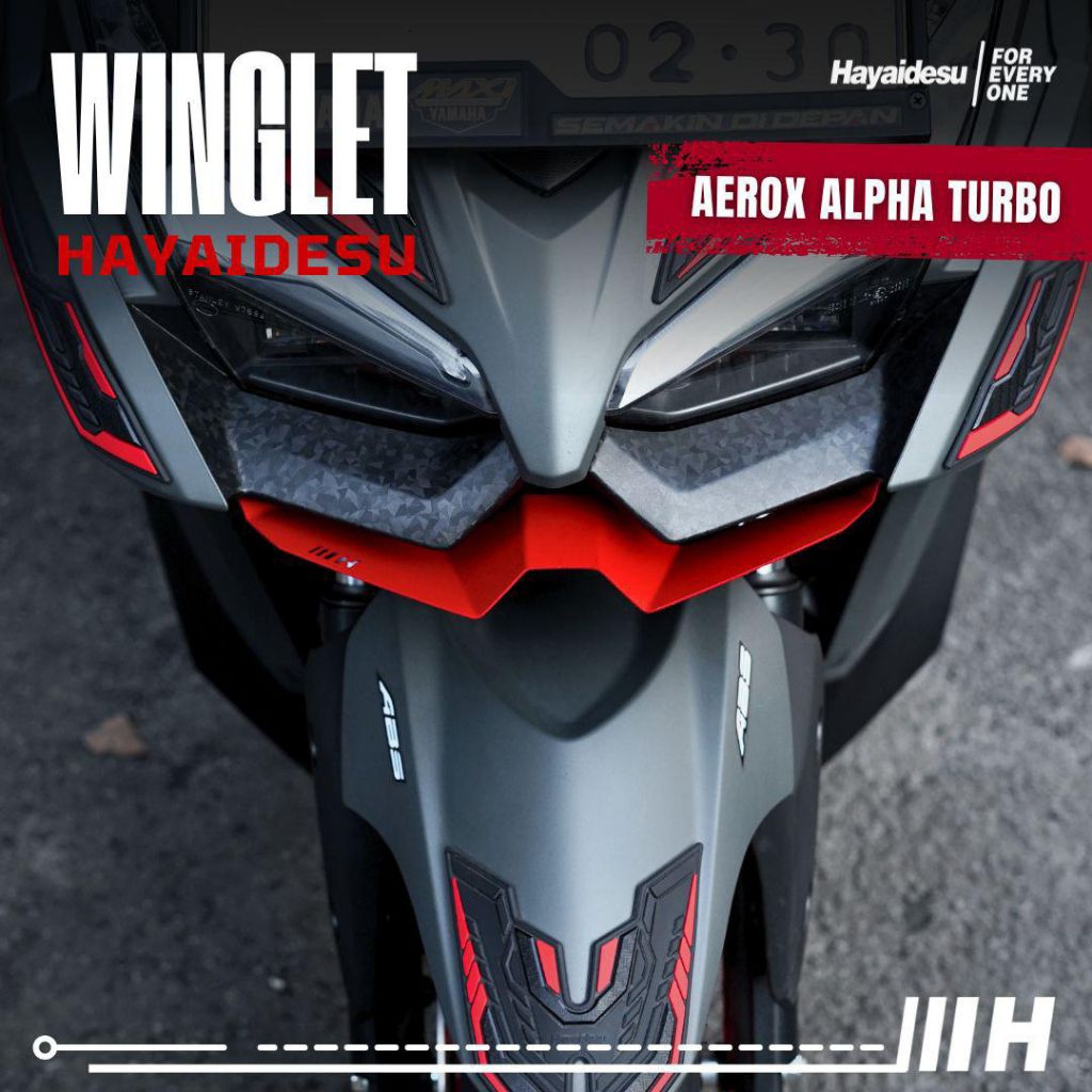 HAYAIDESU BOTTOM WINGLET AEROX ALPHA