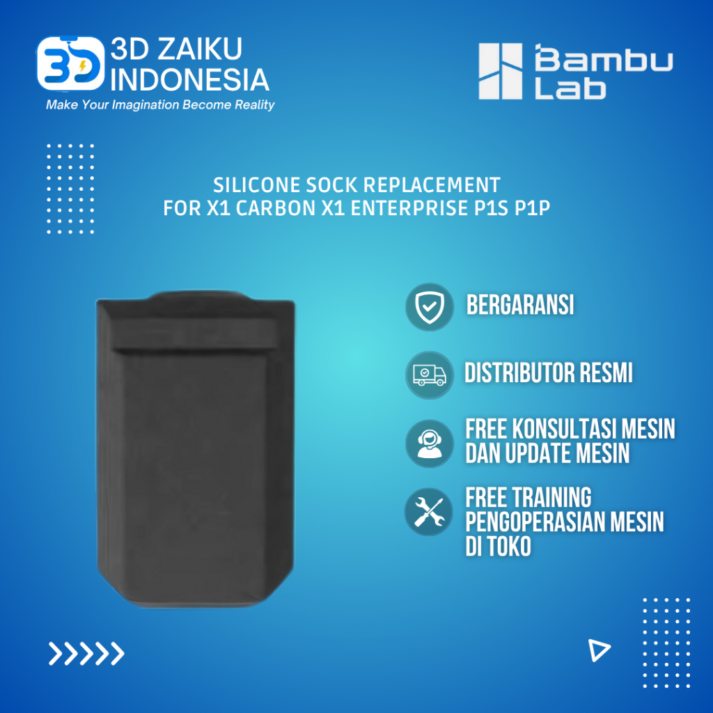 Bambulab X1 Carbon X1 Enterprise P1S P1P เปลี่ยนถุงเท้าซิลิโคน