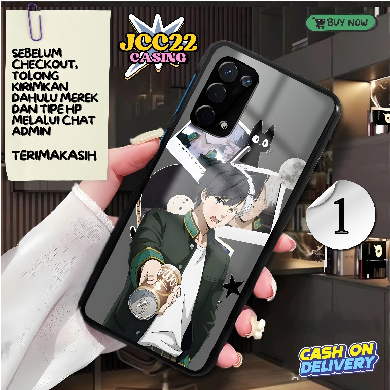 266. 2D PREMIUM GLOSSY CASE สําหรับ OPPO A53 4G A52 A18 A31 A16 A57 A55 A3X A60 A3 PRO A7 A15 A15s A