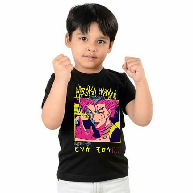 Hisoka Morow Hunter เสื้อยืด Hunter สําหรับเด็กอายุ 2 ถึง 12 ปี