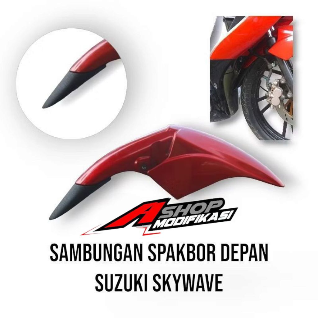 อุปกรณ์เสริม Suzuki Skywave เชื่อมต่อบังโคลนหน้า Skywave 125