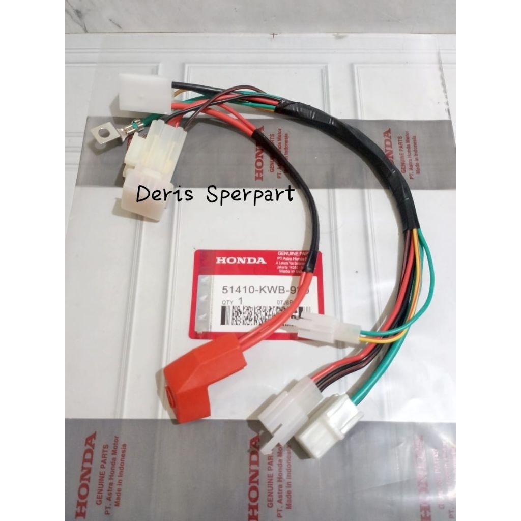 Honda Blade 110 Revo absolute Revo fit Revo fi แบตเตอรี่ body cable ประกอบรหัสอะไหล่ (kwb)