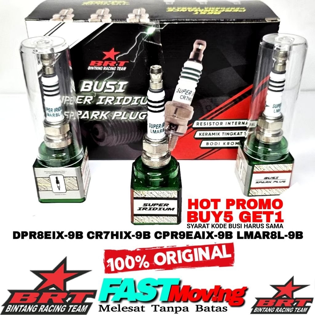 หัวเทียนอิริเดียม BRT CRF KLX Dtracker 150 WR 155 WR155 YZ125 YZ250