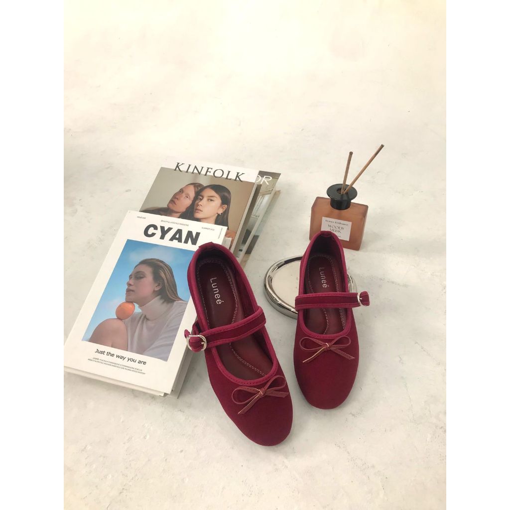 รองเท้าผู้หญิง Flatshoes Classic Ribbon Strap รุ่น - DN 03