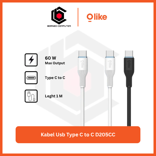 Olike D205CC - สายชาร์จเร็ว Type C เป็น C 60W