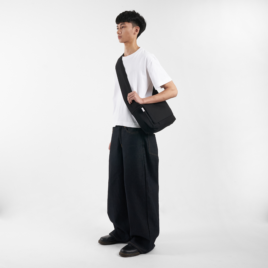 London Bag by Money Alter / Canvas Sling Bag ราคา ถูกที่สุด ดีลบีเคเค แกลเลอรีภาพที่ 4