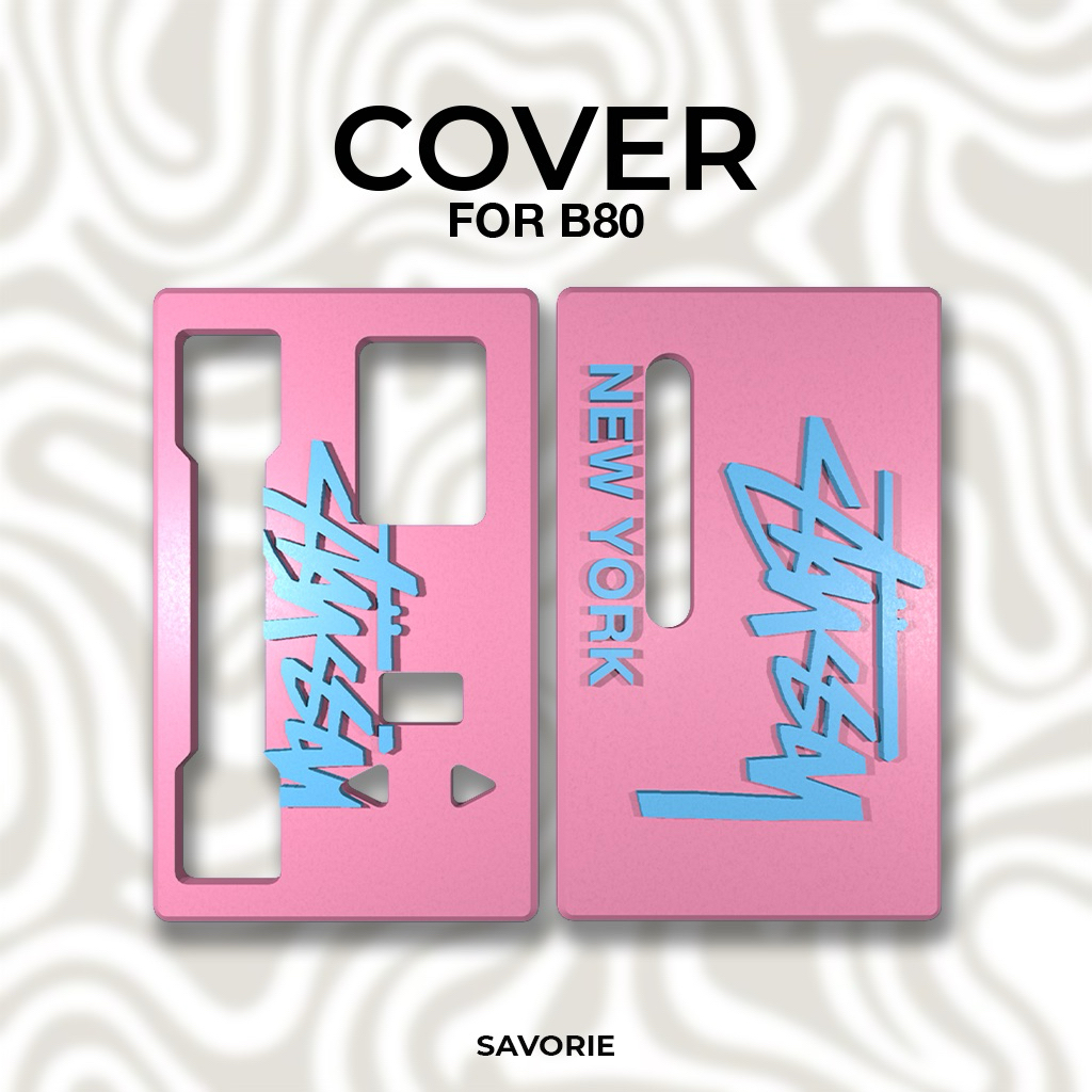 STUSSY PINK BLUE B8O CASE 3D PRINT MAGNETIC