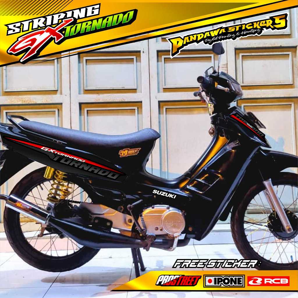 SUZUKI GX TORNADO VARIATION STRIPING - รุ่น SPX / สติ๊กเกอร์ LIST OF GX TORNADO MOTORCYCLE VARIATION
