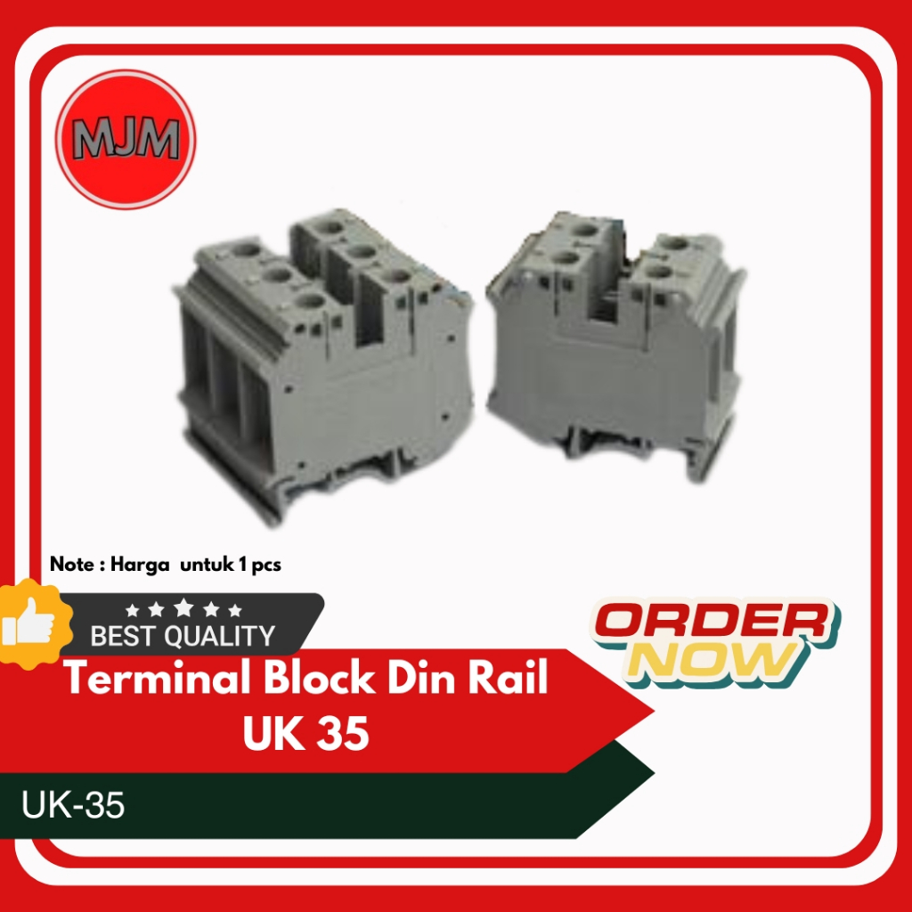 UK-2.5N / Terminal Block Din Rail UK2.5B 800V 32A