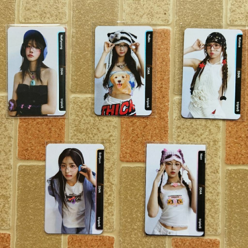 TripleS Visionary Vision OMA Photocard no QR Nakyoung, Yubin, Kotone, Sohyun, Nien