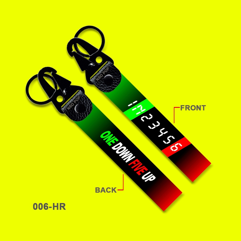 SUZUKI KAWASAKI GANTRIGAN PREMIUM KEYCHAIN 1N23456 เกียร์ SHIFT KEYCHAIN MOTORCYCLE 65432N1 อุปกรณ์เ