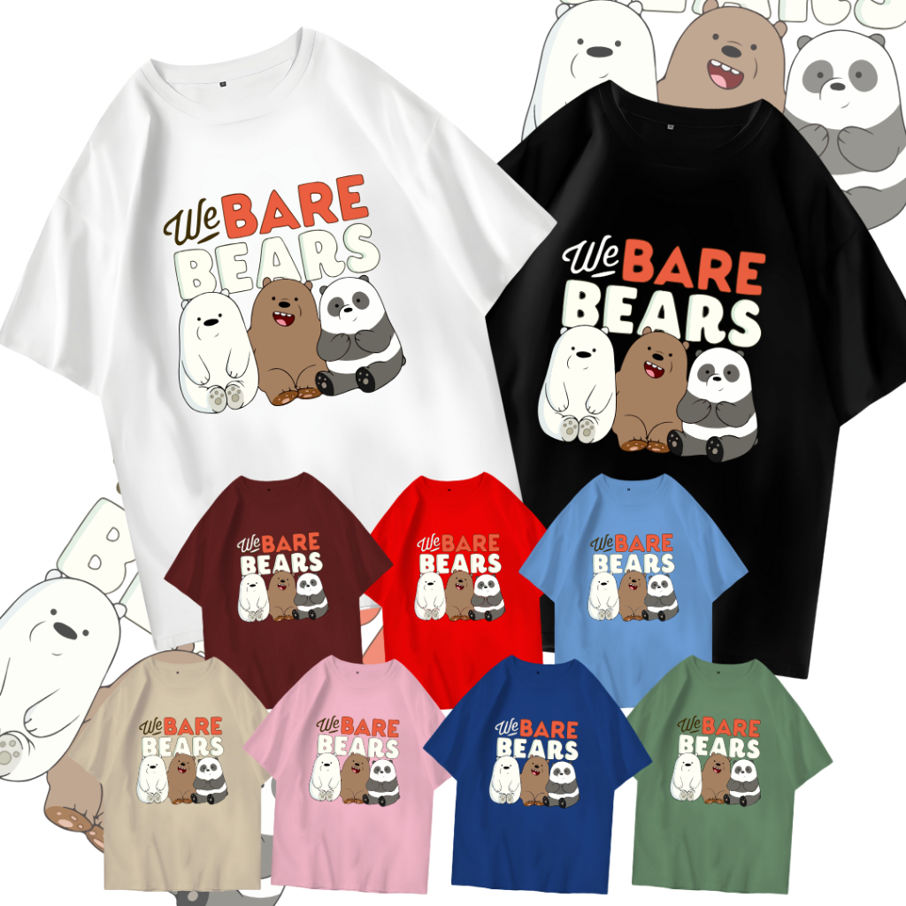 เสื้อยืดหมีผู้ใหญ่ Unisex Size M - 3XL (02)