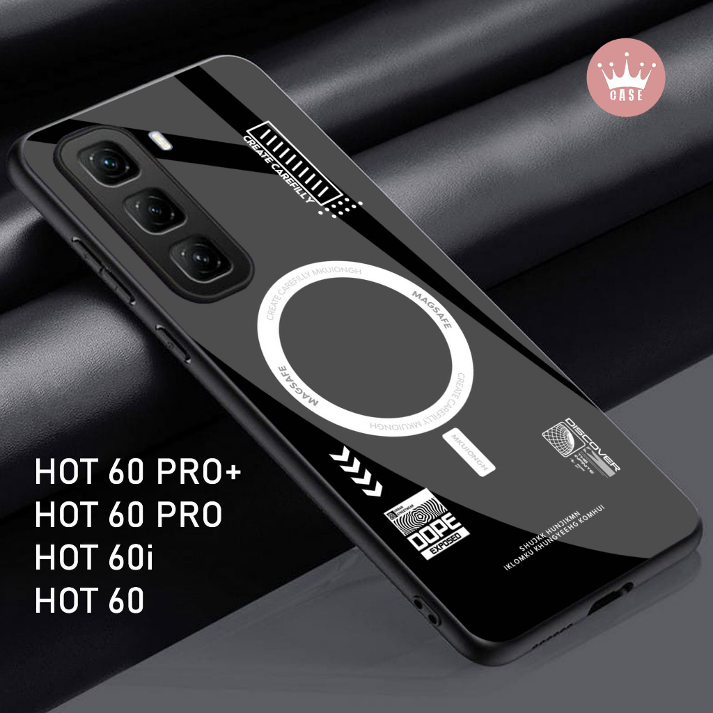 Glass Softcase INFINIX HOT 60 60i 60 PRO 60 PRO+ - เคสโทรศัพท์มือถือ - INFINIX HOT 60 60i 60 PRO 60 