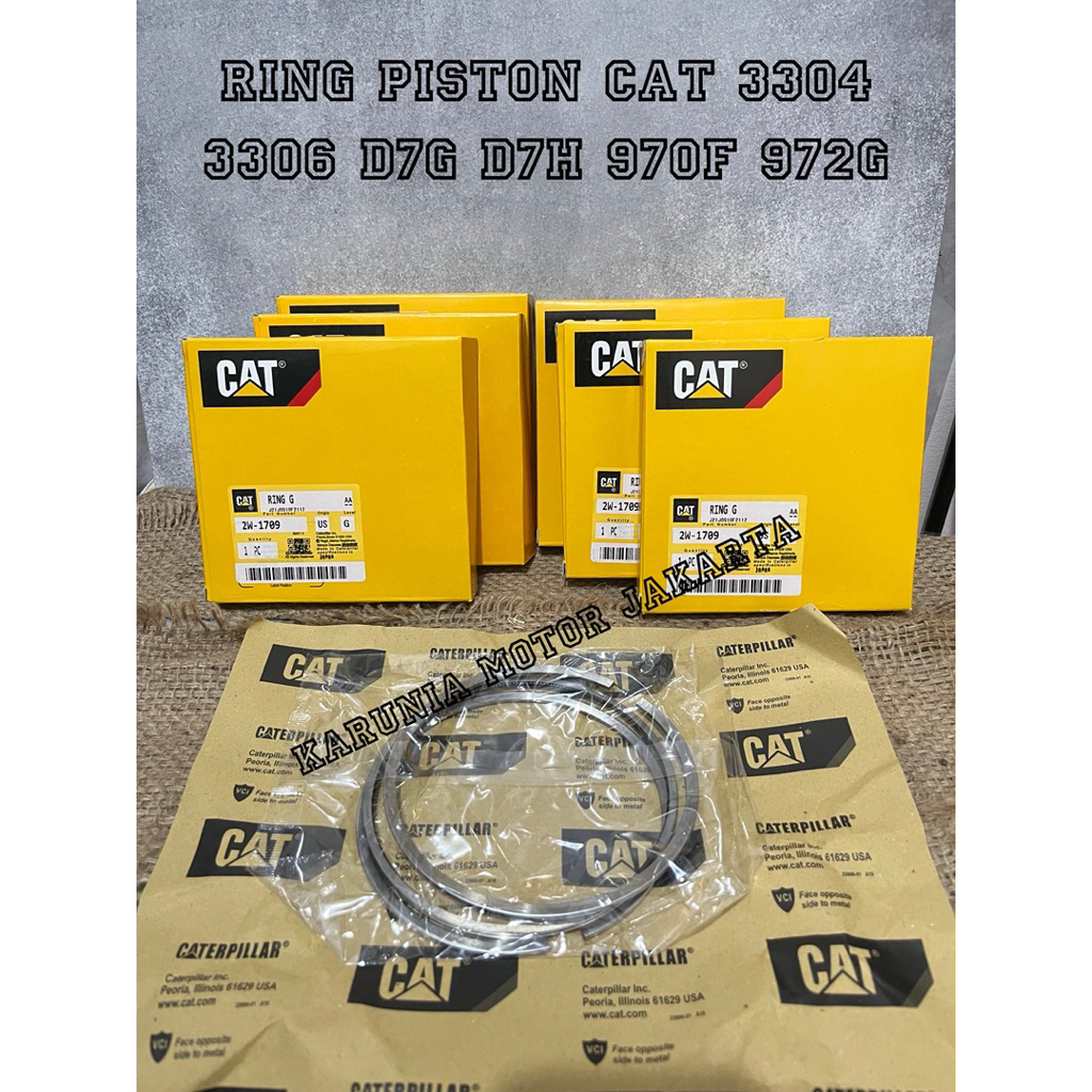 แหวน PISTON SEHER 2W-17009 CAT 3304 3306 D7G D7H 970F 972G 1 ชิ้น
