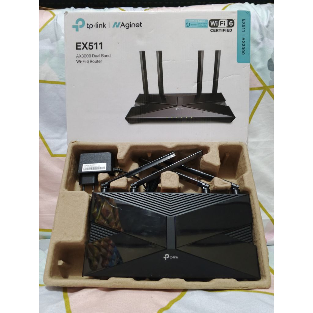 เราเตอร์ TP-Link Aginet EX511 AX3000 Dual-Band Wifi 6