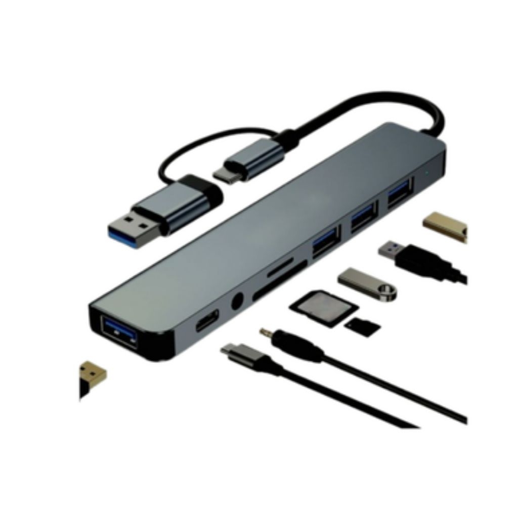 HEATZ 8 in 1 Multiport Hub ZU08