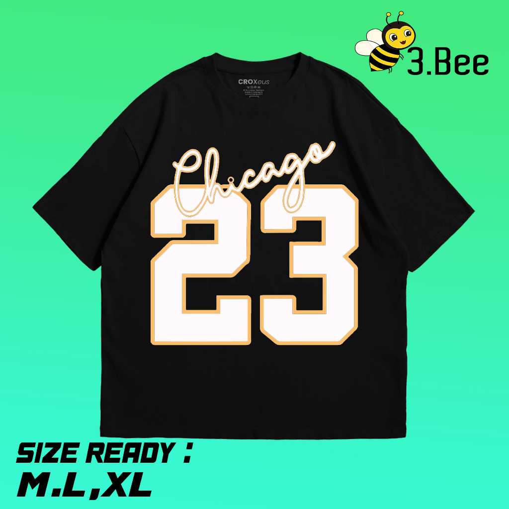 3bee.store -KAOS NUMBER 23 - เสื้อยืด Exit สามารถด้านนอกดั้งเดิม - Baju Kata Kata - เสื้อยืด Kata - 