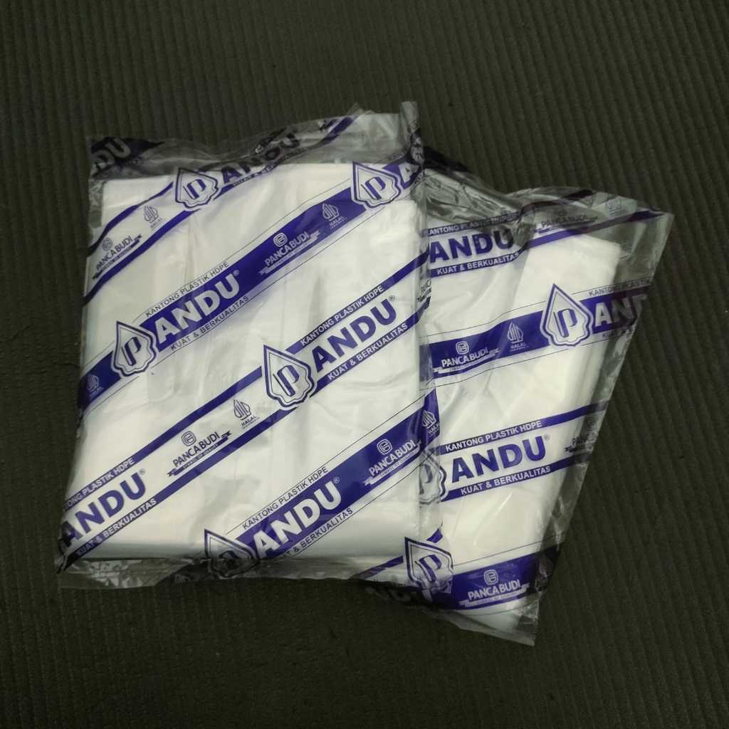 ถุงพลาสติก Pandu แบบใสขนาดเล็ก 15x33 - HDPE Pandu Plastic ขนาด 15 HDPE