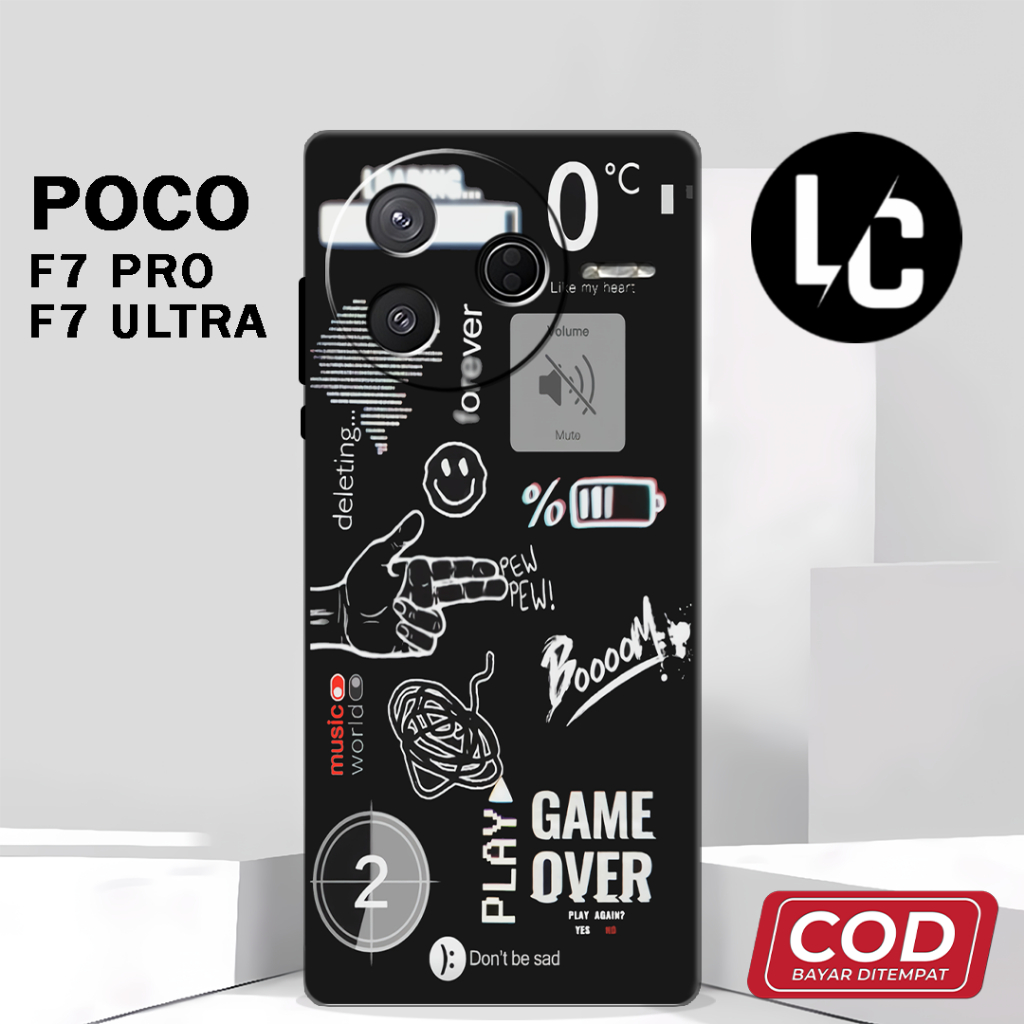 (AQ 3) ยางยืดหยุ่น Softcase สําหรับ Poco F7 PRO l POCO F7 ULTRA ล่าสุด l อะนิเมะ motif ปลอก l บทคัดย