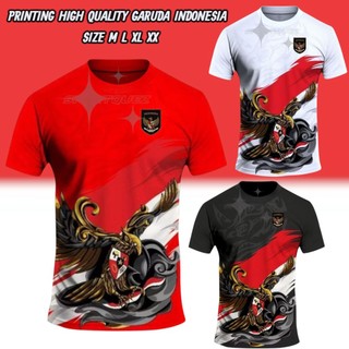 Kaos Garuda Printing Cowok Cewek Atasan Olahraga Sepakbola Volay  Kaos 17 Agustus Drifit