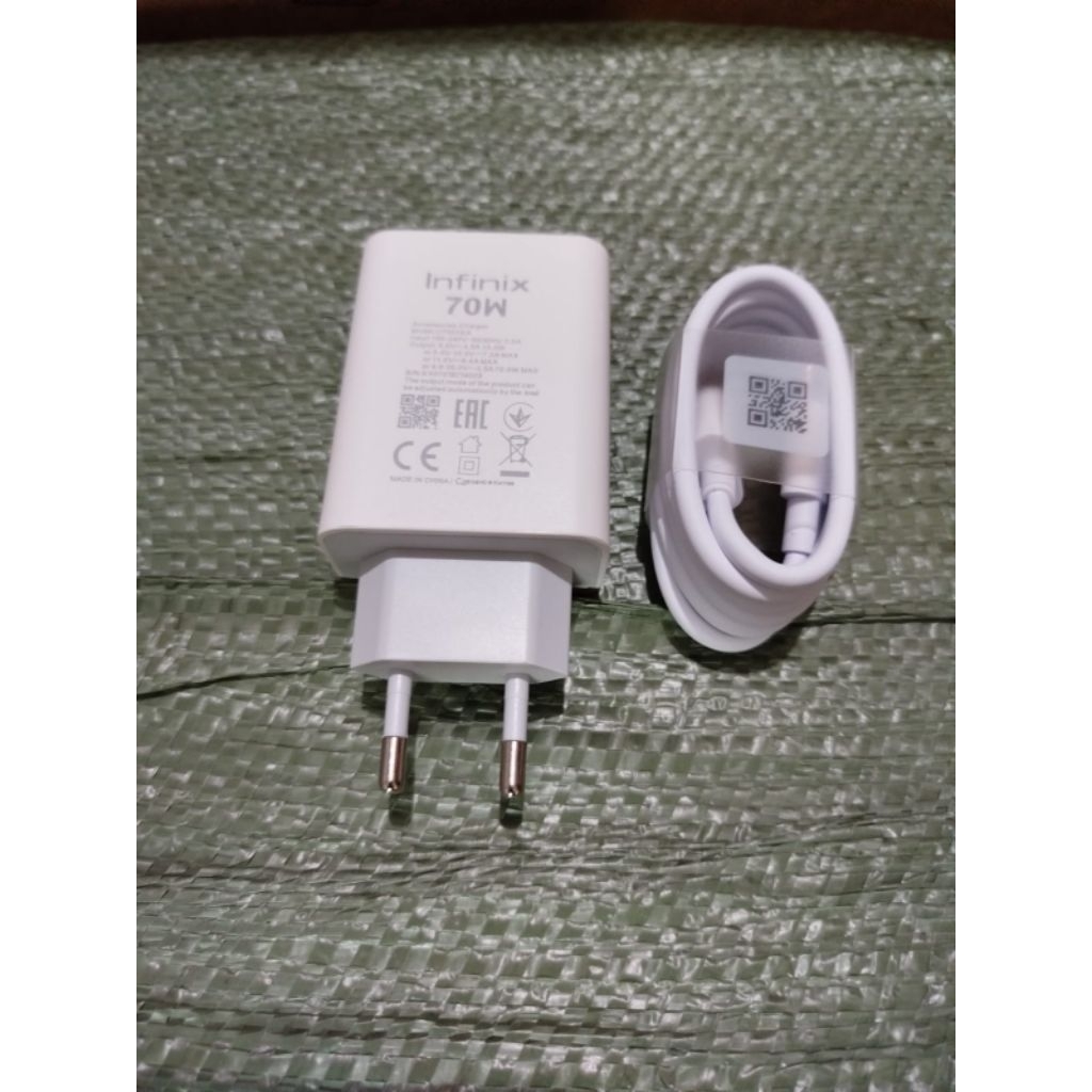 INFINIX 70W SUPER FAST CHARGING USB TYPE C CHARGER INFINIX 70W