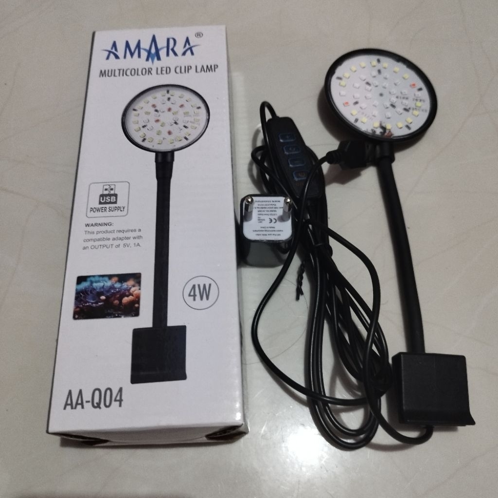 AMARA AA Q04 / AA-Q04 โคมไฟ LED หลากสีแบบคลิป 4 วัตต์
