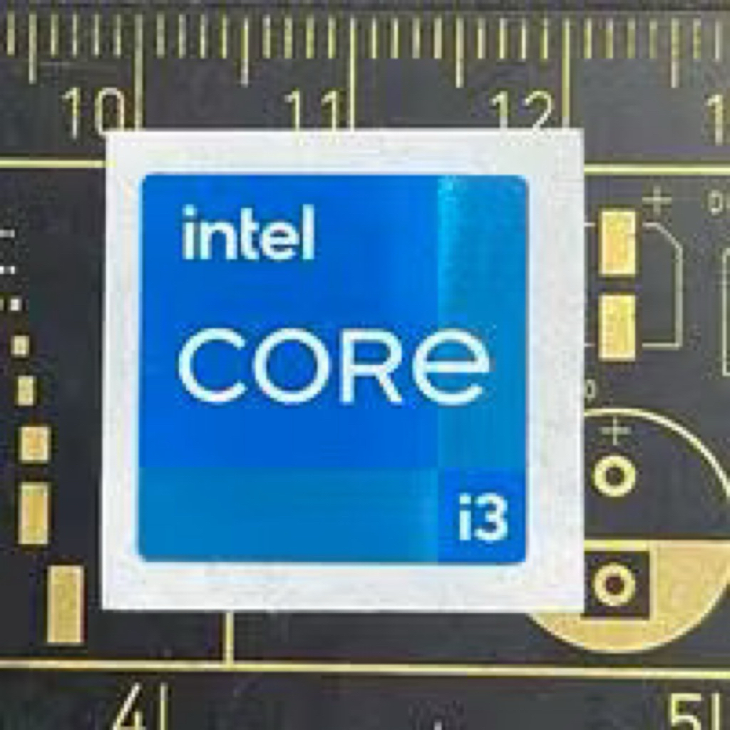 สติ๊กเกอร์ Intel i3 สติ๊กเกอร์ 1 ชิ้น Intel i3
