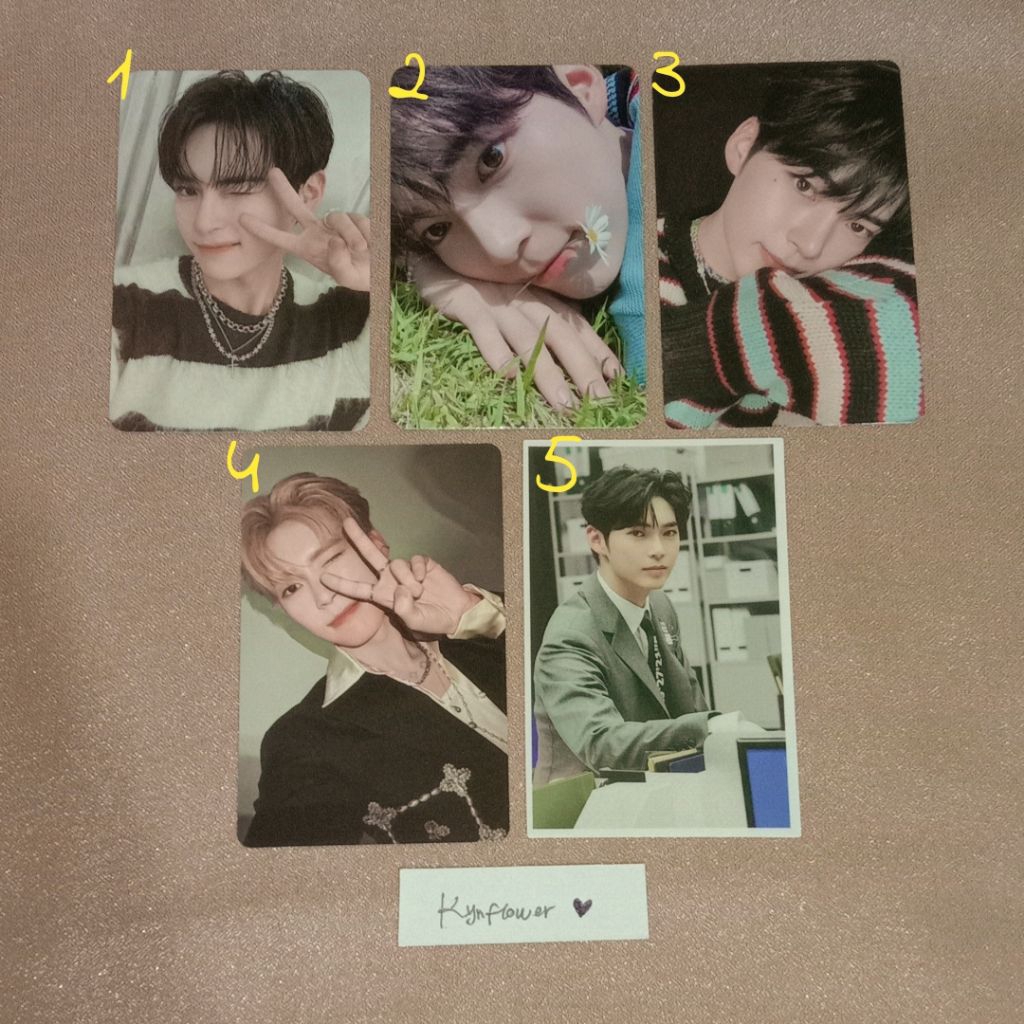 Photocard official river hanbin ZB1 zerobaseone