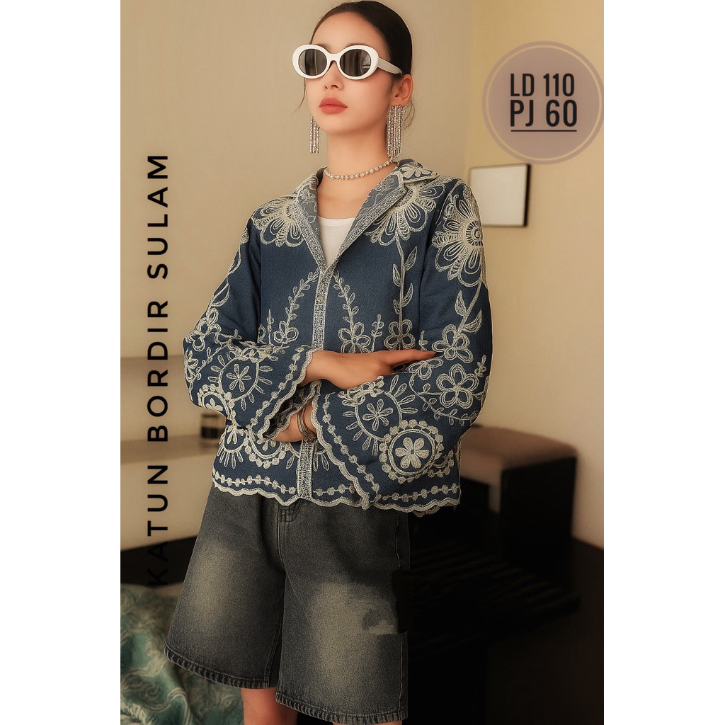 KEMEJA BOHEMIAN BKK FASHION SHIRT / เสื้อเชิ้ตแขนสั้น _ 4