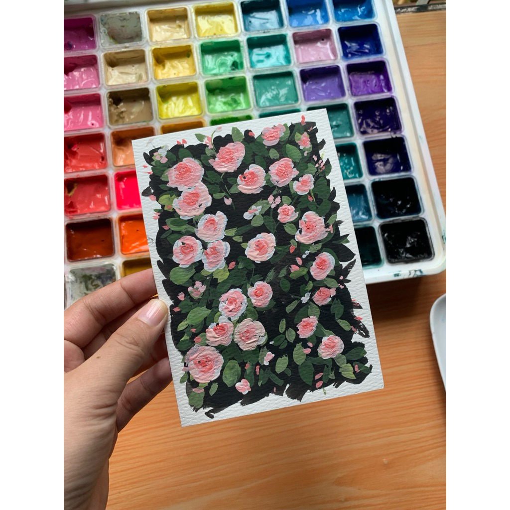 ภาพวาด Gouache******