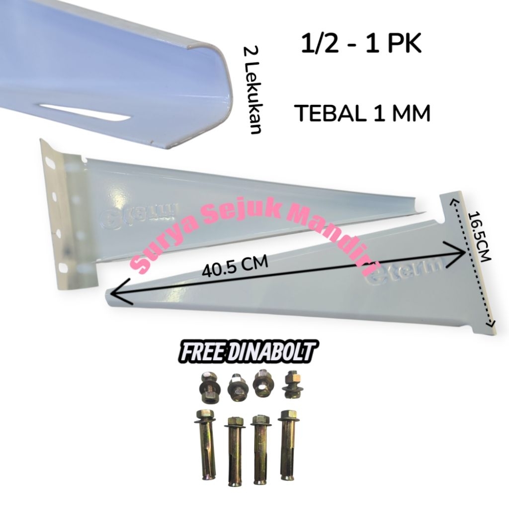 OUTDOOR AC BRACKET 1/2 PK - 1PK 1 MM THICKNESS