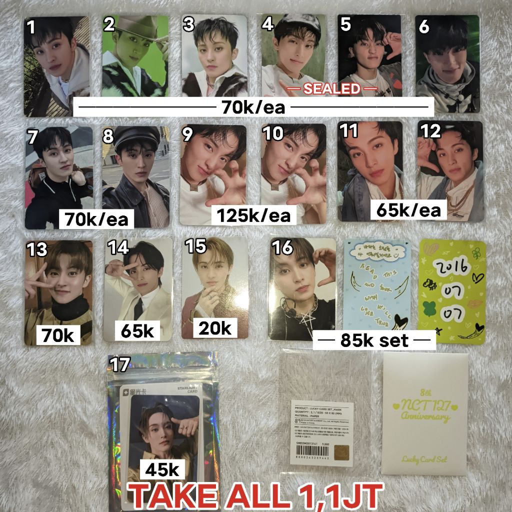 WTS PHOTOCARD MARK LEE THE FIRSTFRUIT MARK MAUNG NCT DREAM NCT 127