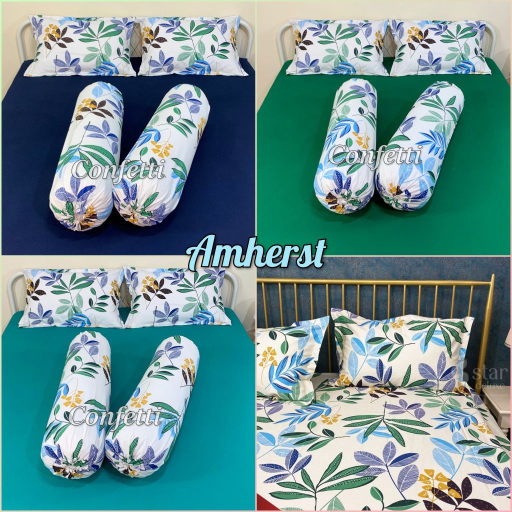 Confetti T-Shirt Bed Sheet // ผ้าปูที่นอนต่อต้านริ้วรอย Anti-Slide // Roving Rubber Bed Sheet // Amh