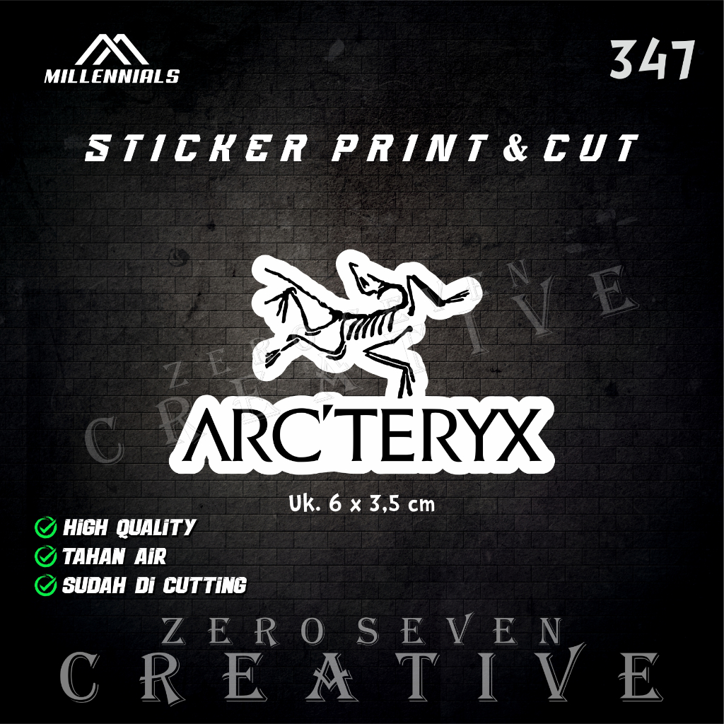 สติ๊กเกอร์ ARCTERYX / แบรนด์กลางแจ้ง / สติ๊กเกอร์ VIRAL / LAPTOP / TUMBLER / AESTHETIC / VYNIL / WATERPROOF / PRINT & CUT