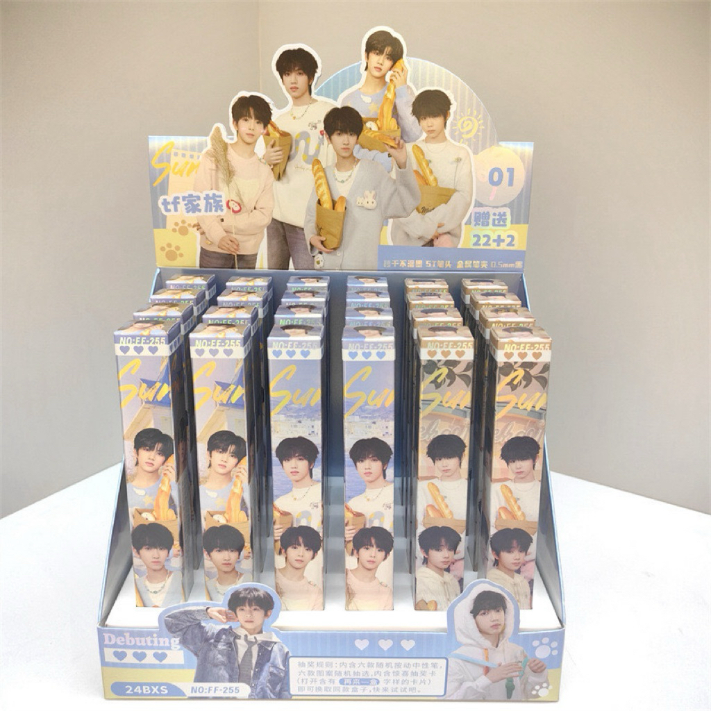 (ปากกา 1 ชิ้น) ปากกา TF Family หมึกสีดํารุ่นที่ 4