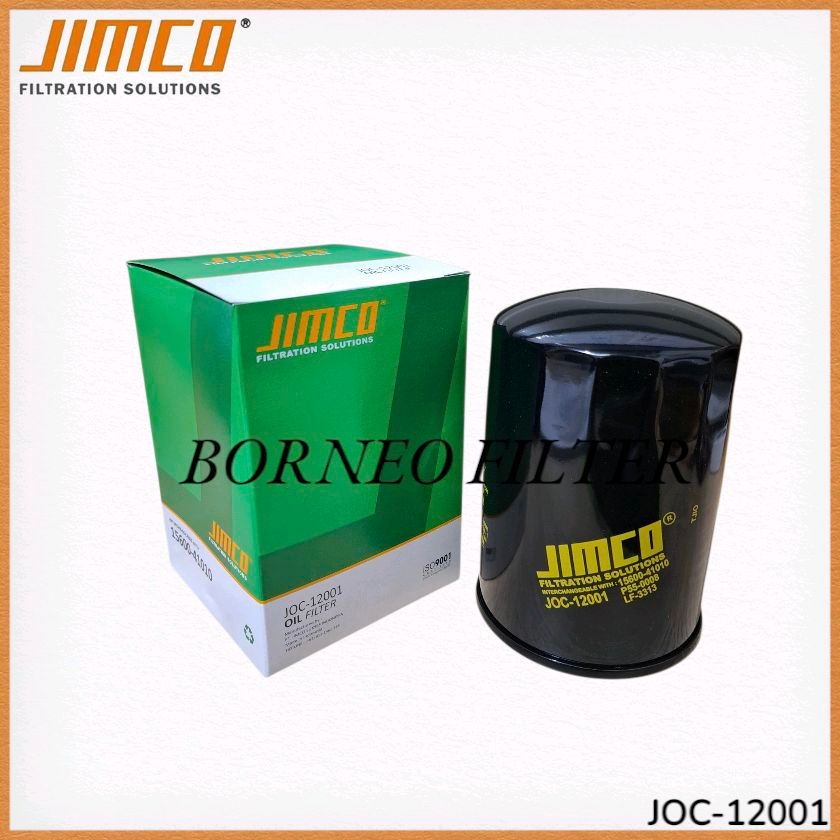 JOC-12001 กรองน้ํามันเครื่อง Jimco 15600-41010 P550008 LF3313 C-1211 C1211 B2 W940 JOC12001 TO1600HI