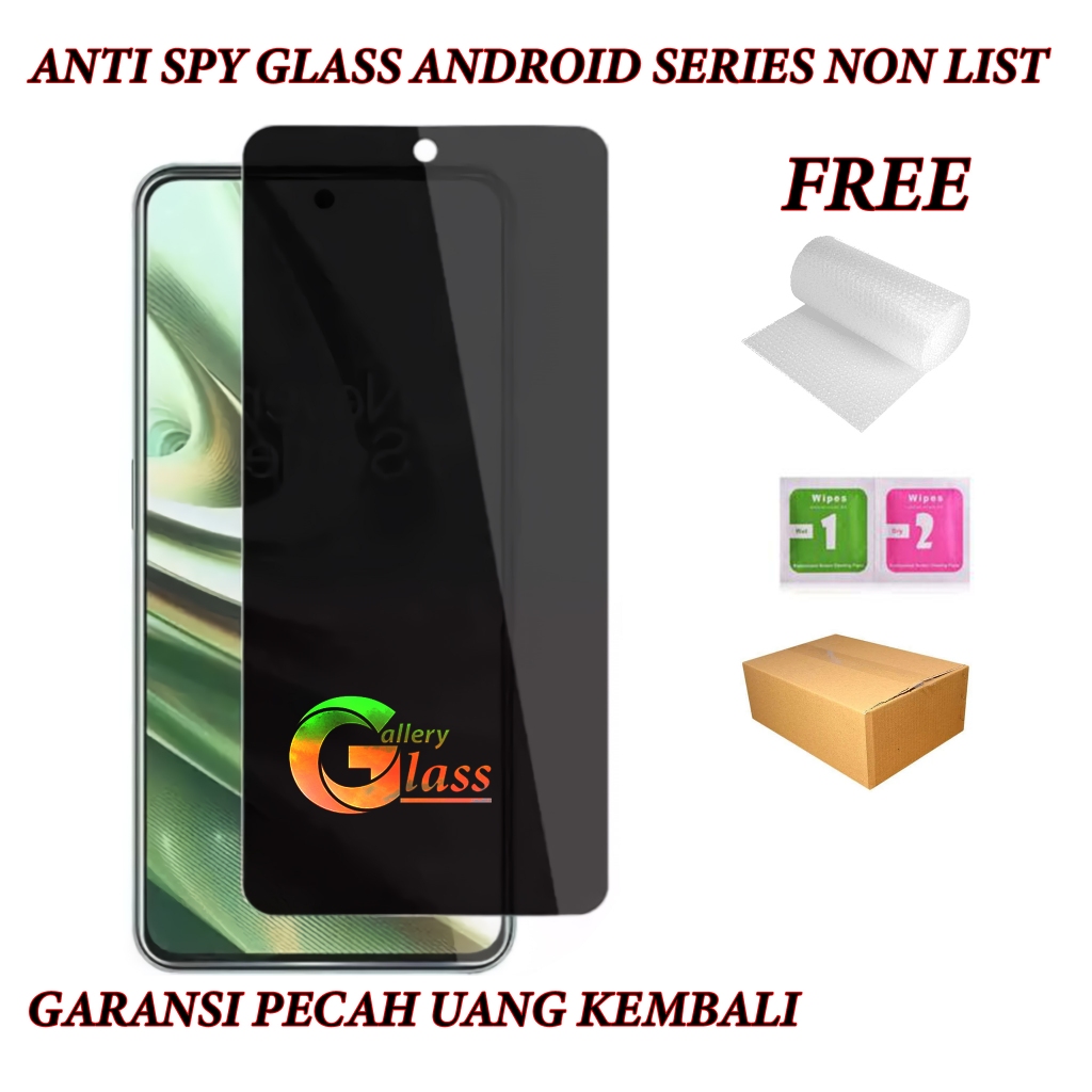 กระจกนิรภัย Anti Spy สําหรับ Vivo Y76 5G Y76S Y77 Y77E Y7S Y81 Y83 Y90 Y91 Y91C Y93 Y95 Z5i