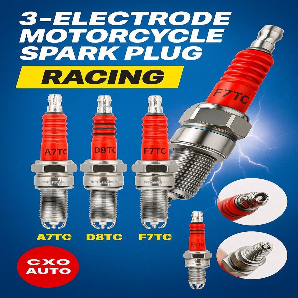 A7TC(C7HS) หัวเทียนแข่ง 3 ขา CPR6EA D8TC(D8EA) F7TJC (BP5ES) Duck & Matic Light Pull Acceleration ไห