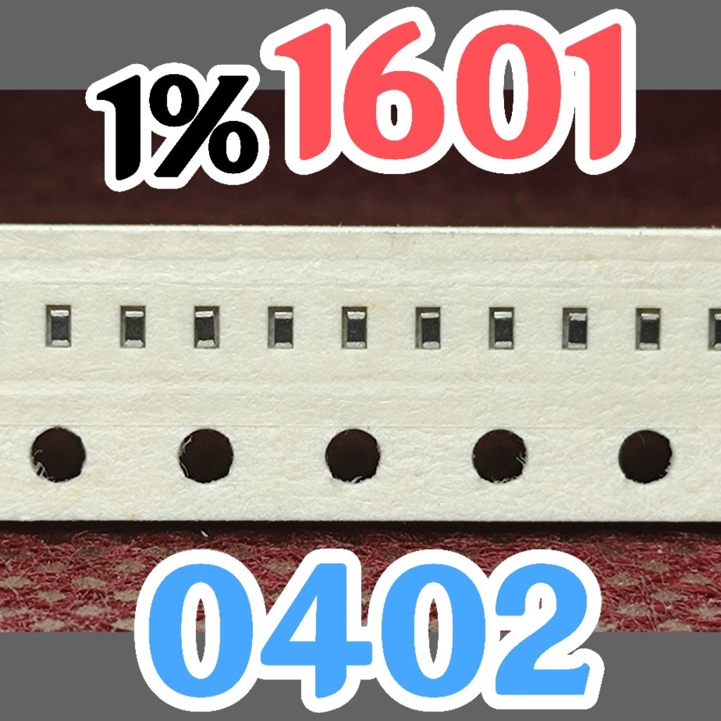 10 ชิ้น ตัวต้านทานชิป smd 1601 162 1K6 1% ขนาด 0402 1005 1.6Kohm 1.6 Kohm 1.6 Kohm 1.6 Kohm 1.6 Kohm