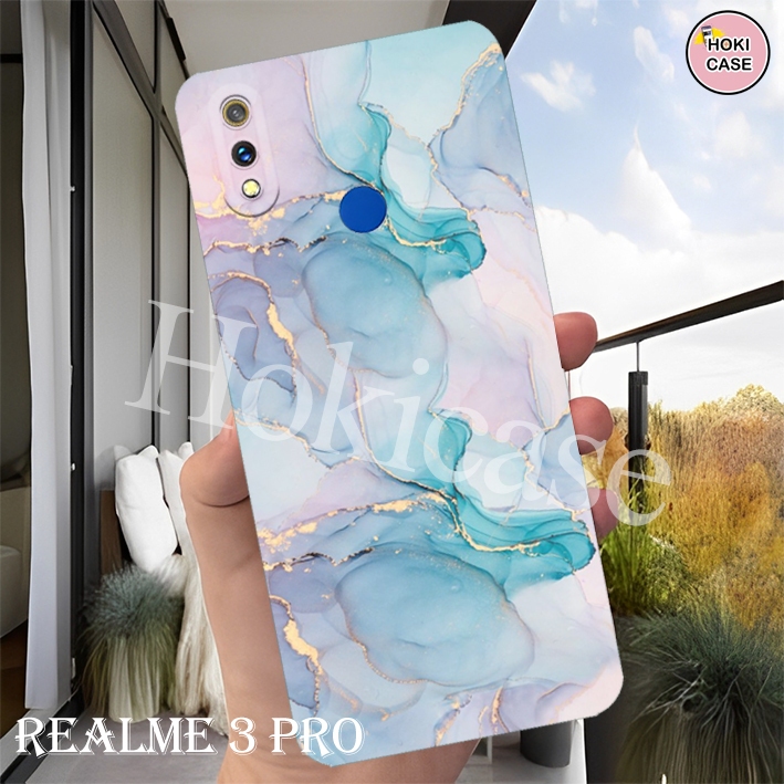 เคสแบบยืดหยุ่น Realme 3 Pro - 5 Pro - 3- 5i - 5s- Narzo 20A - Narzo 20 - Narzo 50A เคส Motifลายหินอ่