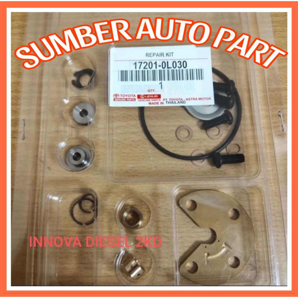 (SAP) TURBO REPAIR KIT CONTENTS TURBO TOYOTA INNOVA DIESEL 2KD OLD