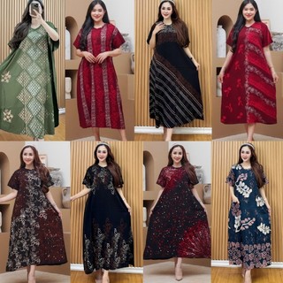 Daster Rayon Premium Kekinian Jumbo LD 115 Busui Friendly Resleting Depan