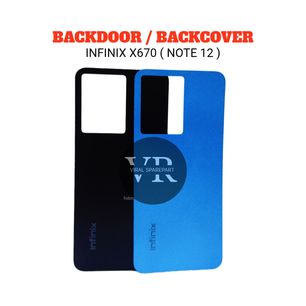 ฝาหลัง / ประตูหลัง / ฝาหลัง INFINIX NOTE 12 / X670