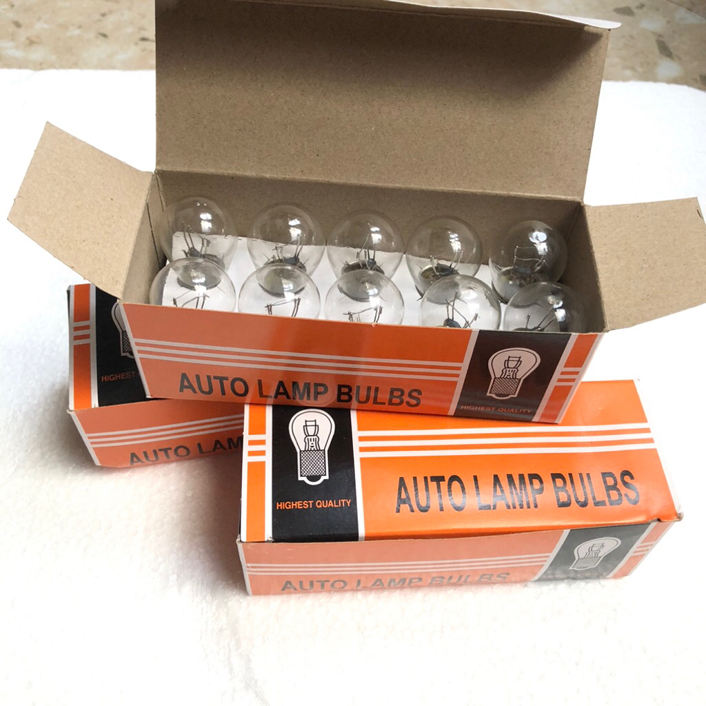 DOP BULB STOP BULB S25 STD STANDARD DOUBLE 12V - 21/6W CONTENTTS 10 กล่องต่อ