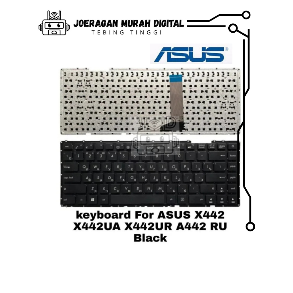 Asus A442 A442U X442 X442U X442UA A442UF A442UQ A442UR คีย์บอร์ด