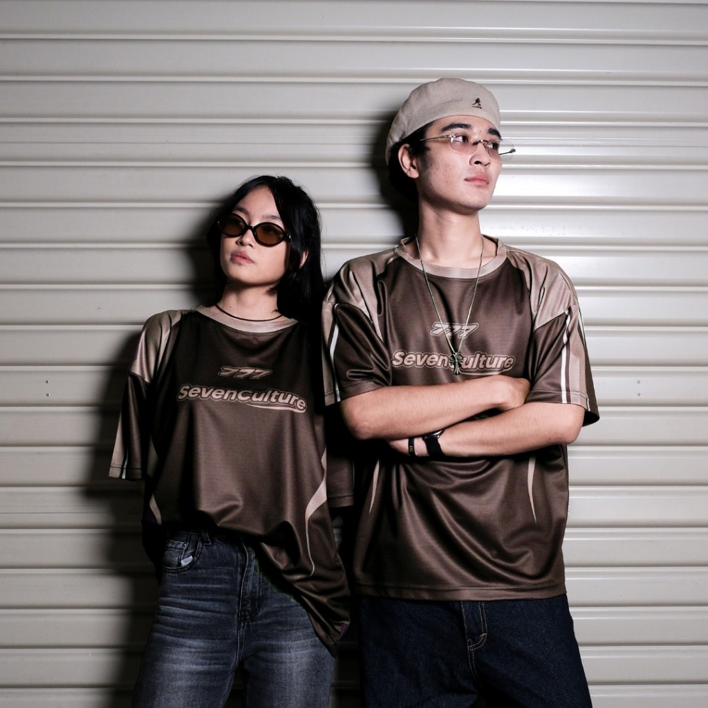 DOUBLE HAZEL เสื้อโอเวอร์ไซส์ | 777 Studio Oversize Jersey
