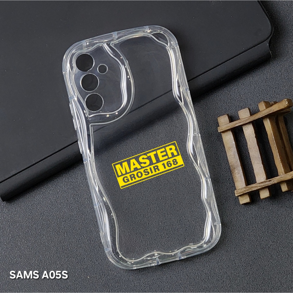 CASE SAMSUNG A05 SAMSUNG A05S SAMSUNG A06 SOFT CASE WAVY CLEAR CASE MELTING G01