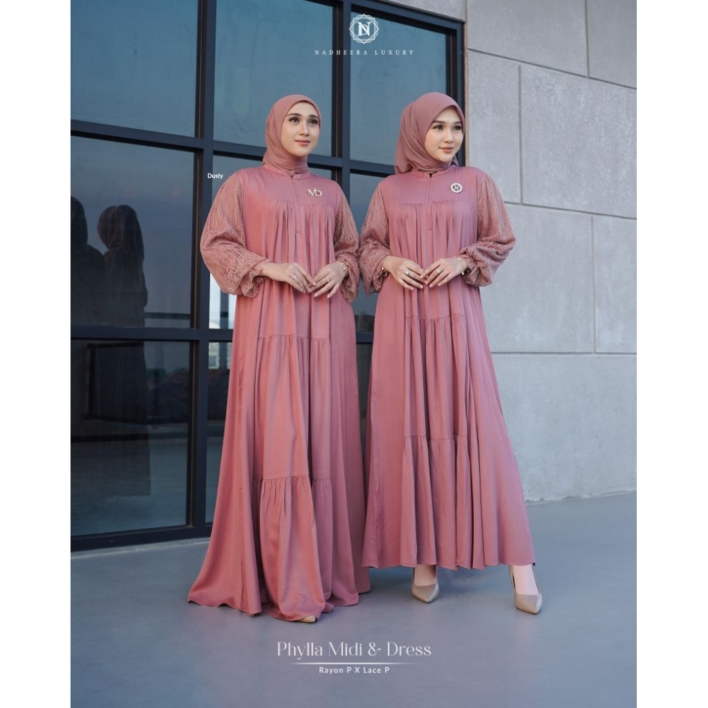 RAYON DRESS LUXURY DRESS COOL WEDDING DRESS PHYLLA DRESS BY NADHEERA LUXURY